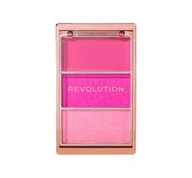 Róże do policzków - Makeup Revolution Icon Blush paleta różów Hot Pink Flag 9,8g - miniaturka - grafika 1