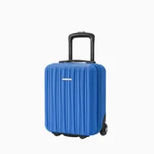 Walizki - Mała kabinowa walizka PUCCINI BALI ABS021D 7 Niebieska - miniaturka - grafika 1