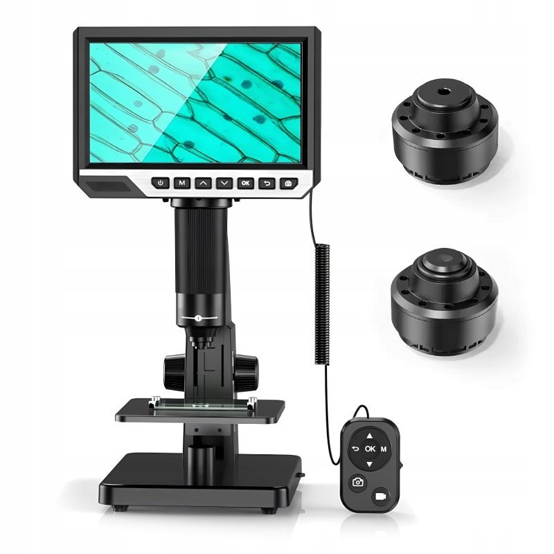 Mikroskop Cyfrowy Inskam 315 Lcd 7 Dual 2000x 12mp Fullhd 1080p Akumulator