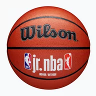 Koszykówka - Piłka do koszykówki Wilson NBA JR Fam Logo Indoor Outdoor brown rozmiar 6 - miniaturka - grafika 1