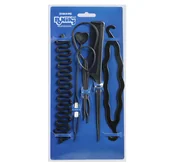 Grzebienie fryzjerskie - Poniks Zestaw Do Upięć Upinania Włosów Warkocza Koka Twister + Grzebień Fryzjerski - miniaturka - grafika 1