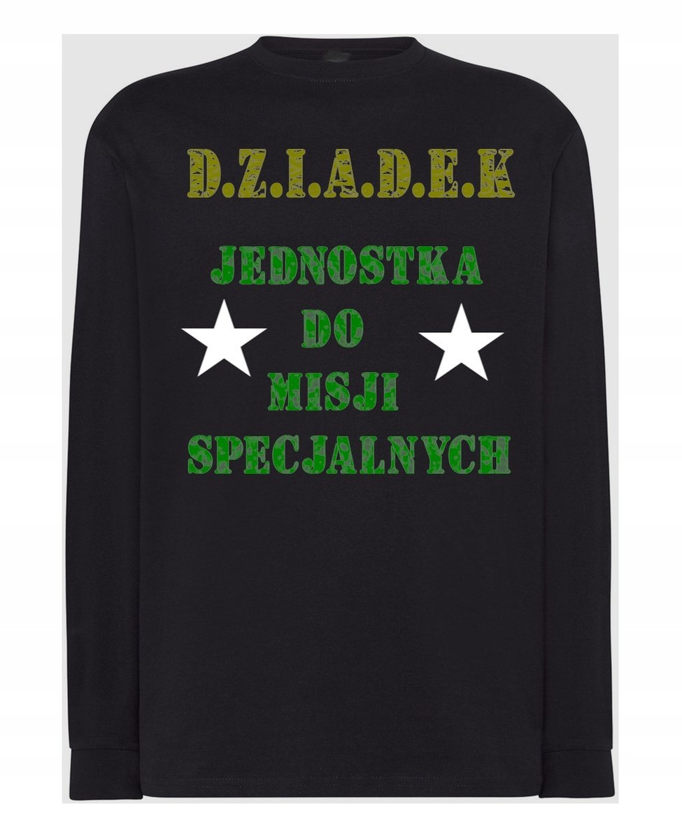 Dzień Dziadka Modny Longsleeve Prezent r.L
