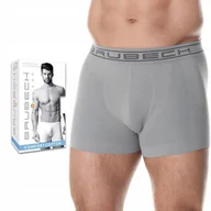 Majtki męskie - BRUBECK BX00501A bokserki męskie bezszwowe - XL - miniaturka - grafika 1