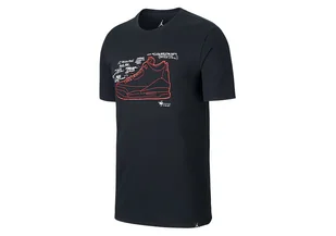 Nike Air Jordan Aj 3 Tee Black - Koszulki męskie - miniaturka - grafika 1
