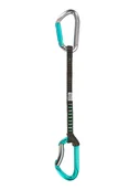 Sprzęt wspinaczkowy - Ekspres wspinaczkowy Climbing Technology Salto Set UL 22 cm - titanium/acquamarine - miniaturka - grafika 1