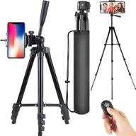 Statywy fotograficzne - STATYW 4w1 TRIPOD 103cm PILOT UCHWYT NA TELEFON - miniaturka - grafika 1
