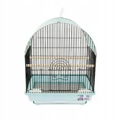 Klatki i wyposażenie dla ptaków - Klatka dla ptak�w, niebiesko-czarna, o wym. 36 x 28.8 x 44cm - miniaturka - grafika 1