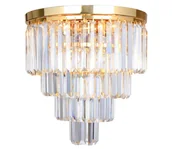 Lampy sufitowe - Brilagi - LED Plafon kryształowy MOZART 5xE14/40W/230V złoty - miniaturka - grafika 1