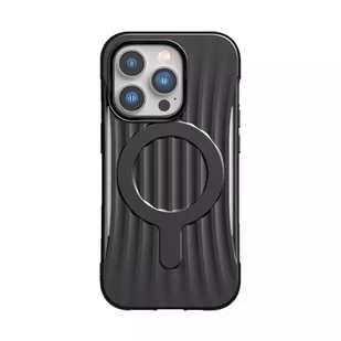 Raptic X-Doria Clutch Built Case etui iPhone 14 Pro z MagSafe pokrowiec plecki czarny - Etui i futerały do telefonów - miniaturka - grafika 1