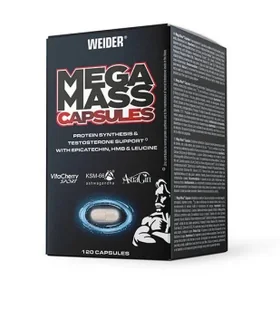 Weider - Mega Mass Capsules, 120 Kapsułek - Odżywki białkowe - miniaturka - grafika 1