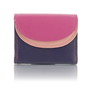 Kolorowy portfelik damski Visconti RB-126 z RFID - jagodowy - Portfele - miniaturka - grafika 1