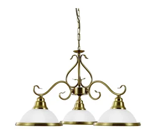 Prezent 75361 - Żyrandol na łańcuchu VIOLA 3xE14/40W/230V złoty - Lampy sufitowe - miniaturka - grafika 1