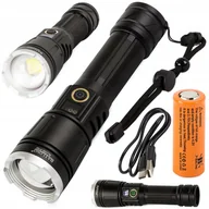 Latarki - LATARKA TAKTYCZNA WOJSKOWA BAILONG LED XHP160 ZOOM - miniaturka - grafika 1