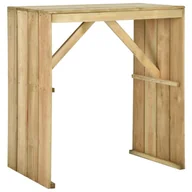 Stoły - shumee Stół barowy 100x60x110 cm impregnowana sosna - miniaturka - grafika 1