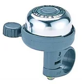 Dzwonki do roweru - Cateye, Dwonek rowerowy, PB-600, srebrny, rozmiar uniwersalny - miniaturka - grafika 1