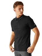 Koszulki sportowe męskie - Regatta Funkcyjna koszulka polo "Forley" w kolorze czarnym - miniaturka - grafika 1