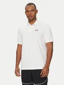 Koszulki męskie - Under Armour Polo Matchplay 1377374 Biały Regular Fit - miniaturka - grafika 1