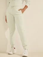Spodnie sportowe damskie - Damskie spodnie dresowe GUESS ALLIE SCUBA CUFF PANTS - miniaturka - grafika 1