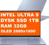Laptopy - ASUS Vivobook S16 / S5606CA-SB92 / Ultra 9 / 32GB / 1TB / Intel ARC / 3k / Dotyk / OLED 120Hz / Win 11 / Niebieski - miniaturka - grafika 1