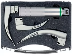 Laryngoskop światłowodowy - zestaw profesjonalny 3.5V z oświetleniem LED - Urządzenia medyczne - miniaturka - grafika 1