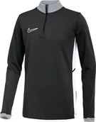 Bluzy damskie - Bluza dla dzieci Nike Dri-Fit Academy 25 Drill Top czarna FZ9773 010 M - miniaturka - grafika 1
