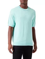 Swetry męskie - BOSS sweter męski akonro, Light/Pastel Green338, 3XL - miniaturka - grafika 1