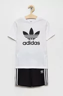 Komplety damskie - adidas Originals komplet dziecięcy kolor biały - miniaturka - grafika 1