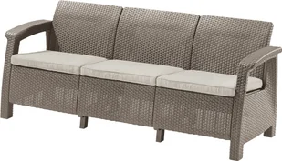 KETER Sofa ogrodowa GREEK LOVE SEAT MAX cappuccino - Sofy ogrodowe - miniaturka - grafika 1