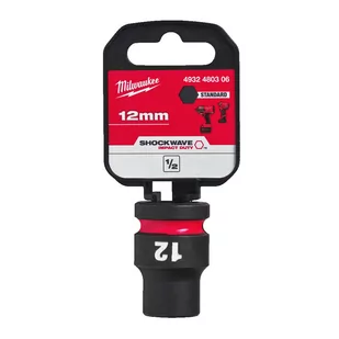Nasadka udarowa 1/2 krótka 12 mm MILWAUKEE - Bity - miniaturka - grafika 1