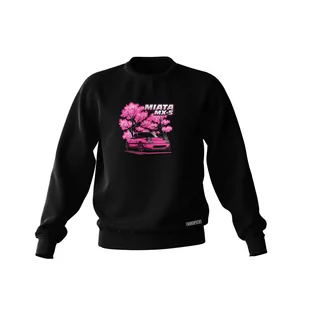 Czarna bluza MAZDA MIATA SAKURA-S - Odzież do sportów motorowych - miniaturka - grafika 1
