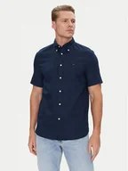 Koszule męskie - Tommy Hilfiger Koszula MW0MW40703 Granatowy Regular Fit - miniaturka - grafika 1