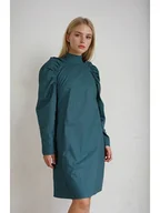 Sukienki - Monki Sukienka w kolorze turkusowym - miniaturka - grafika 1