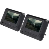 Odtwarzacze i nagrywarki DVD - DENVER MTW-793 DVD (dwa ekrany) Czarny - miniaturka - grafika 1