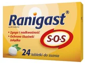 Układ pokarmowy - Polpharma Ranigast S.O.S tabletki 24 sztuk 6512012 - miniaturka - grafika 1