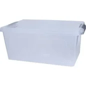 Pudła i pojemniki do przechowywania - Pojemnik Dante 22 l srebrny - miniaturka - grafika 1