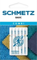 Akcesoria i części do maszyn do szycia - Igły półpłaskie Schmetz 130/705H do jeansu stretchu uniwersalne MIX 5 szt. - miniaturka - grafika 1