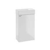 Szafki łazienkowe - Zestaw mebli łazienkowych z umywalką 40 Diego biały Nas - miniaturka - grafika 1