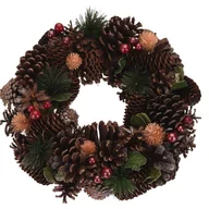 Ozdoby bożonarodzeniowe - Wieniec świąteczny CHRISTMAS PEARL - miniaturka - grafika 1