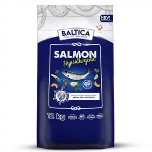 BALTICA Salmon Hypoallergenic Medium and Large 12kg - Sucha karma dla psów - miniaturka - grafika 1
