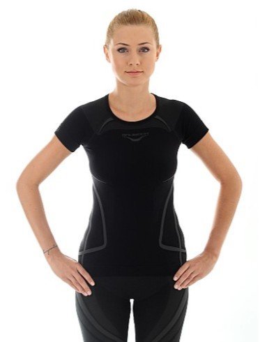 Brubeck, Koszulka damska, Swift, czarny, rozmiar L