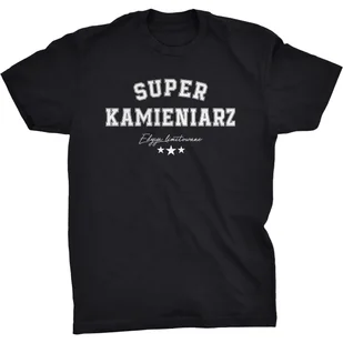 Super Kamieniarz Koszulka Dla Kamieniarza Prezent - Koszulki męskie - miniaturka - grafika 1