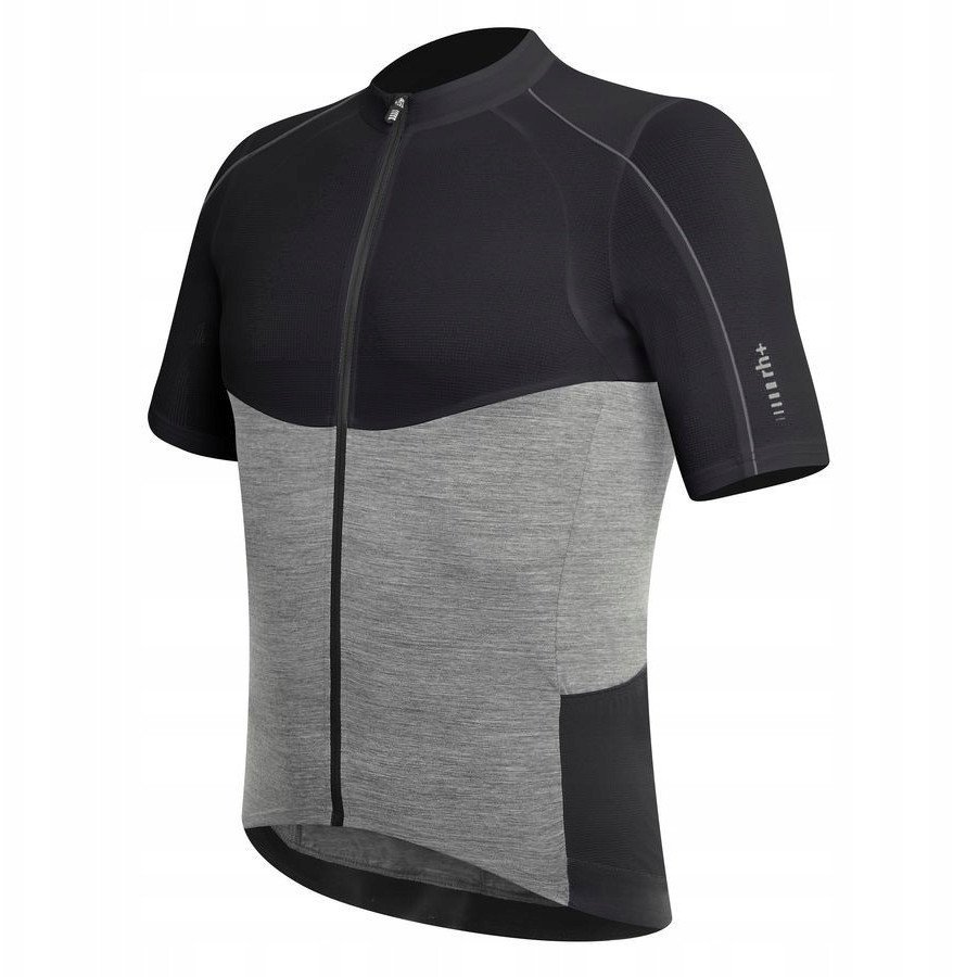 RH+ Wool AirX Jersey black-melange grey - ECU0340