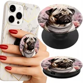 Uchwyty samochodowe do telefonów - Uchwyt do telefonu Popsocket na palce/stojak PSIE RASY PSIE WZORY - miniaturka - grafika 1