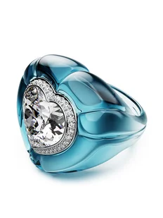 Swarovski Pierścionek Dulcis 5709965 Niebieski - Pierścionki - miniaturka - grafika 1