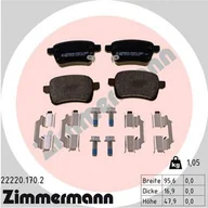 Klocki hamulcowe - Klocki hamulcowe - komplet ZIMMERMANN 22220.170.2 - miniaturka - grafika 1