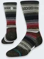 Skarpety termoaktywne - Skarpety Stance Mid Wool Crew 1 para BlackRed - miniaturka - grafika 1