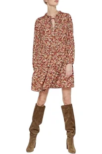 Sukienka damska Le Temps Des Cerises Sun w kwiaty z długim rękawem-M - Sukienki - miniaturka - grafika 1