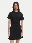 Sukienki - Tommy Hilfiger Sukienka codzienna WW0WW49772 Czarny Regular Fit - miniaturka - grafika 1