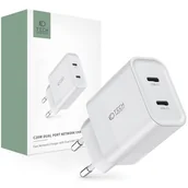 Ładowarki do telefonów - Ładowarka sieciowa TECH-PROTECT C20W PD20W Biały - miniaturka - grafika 1