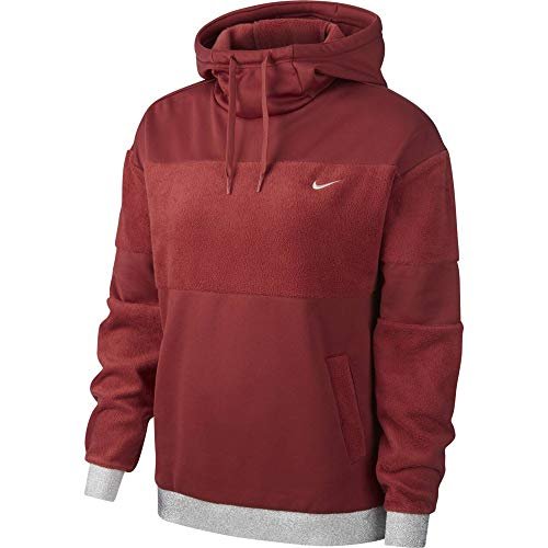 Nike Damski sweter z kapturem Icon Clsh Fleece Po Hd złoto Cedar/Metallic Gold S